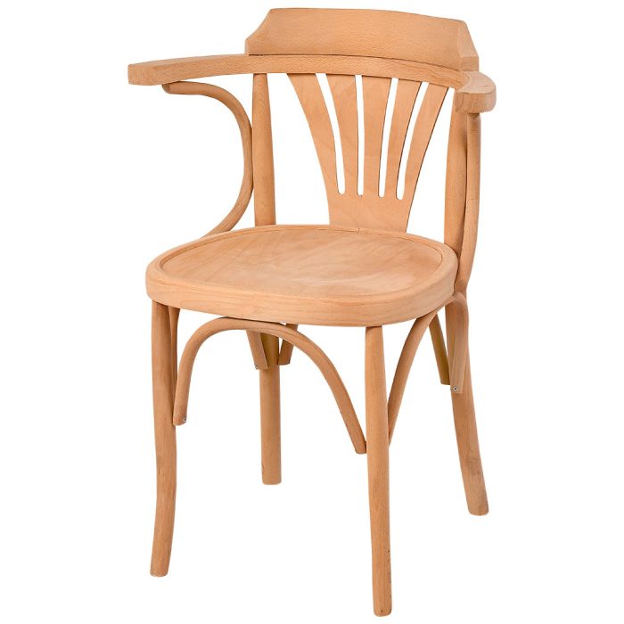 Ham Ahşap Sandalye - Cafe Sandalyesi - Görsel 1