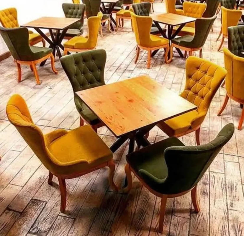 Adana cafeler için modern bistro masa sandalye seti