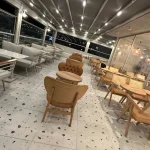 Hasır Örgülü Modern Cafe Masa Sandalye Takımı - Görsel 2