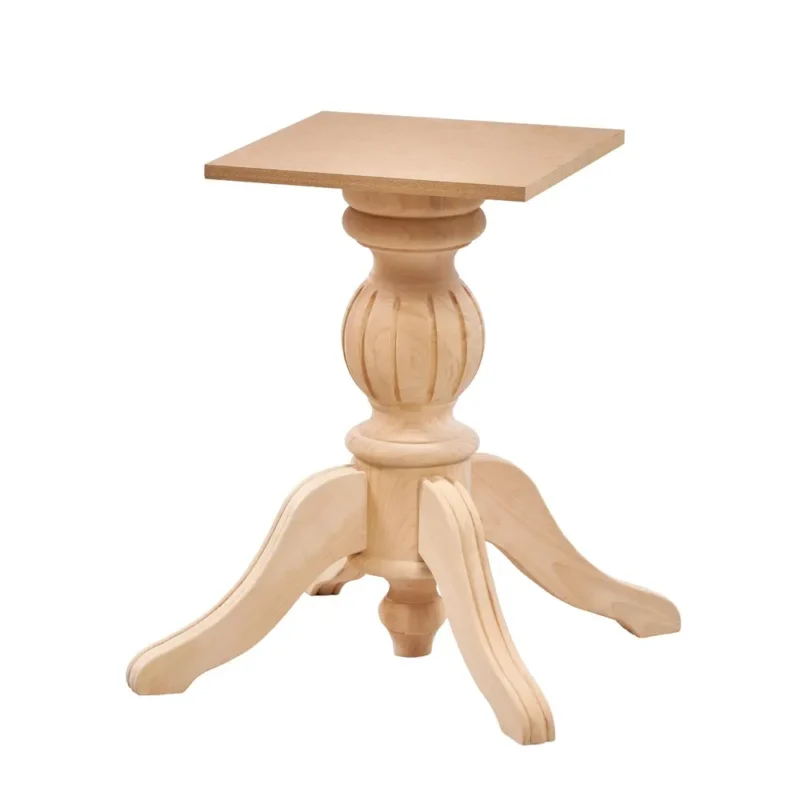 ahşap baba ayak masa ayağı modeli