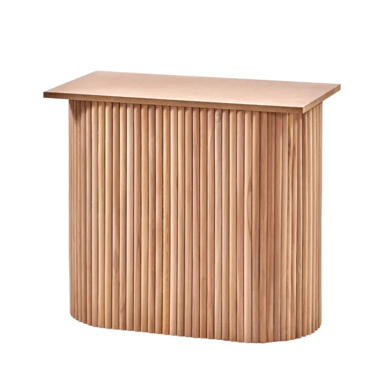 geniş varil ayak ahşap masa ayağı modeli