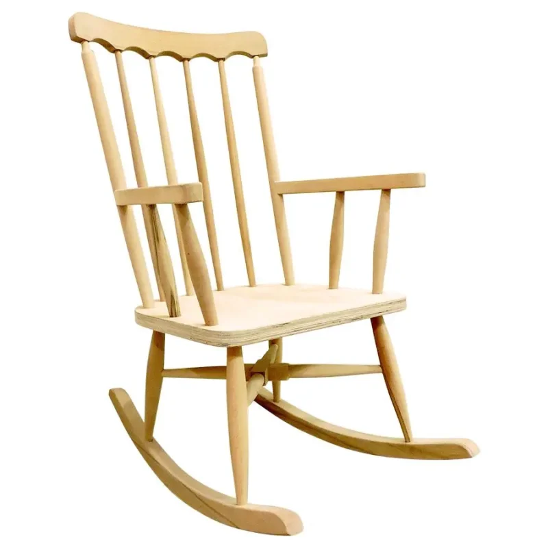 Siteler Ankara üretimi klasik ahşap sallanan sandalye