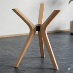 3’lü Yengeç Ayak Ahşap Masa Ayağı - Görsel 2