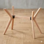 Uzun Yengeç Ayak Ahşap Masa Ayağı – Modern & Dayanıklı - Görsel 2